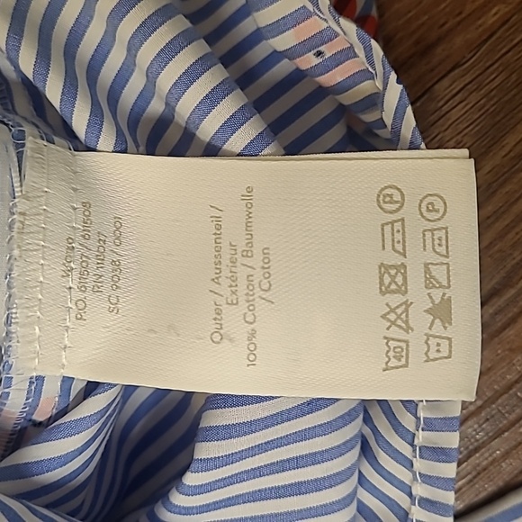 Boden Blue and White Striped Dress with Red AccentsNEW - Picture 12 of 16